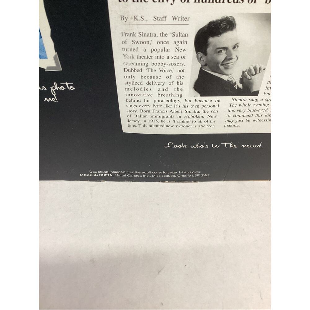 Mattel Barbie Loves Frank Sinatra Collector Edition 2-Doll Set 1999 - Picture 8 of 12